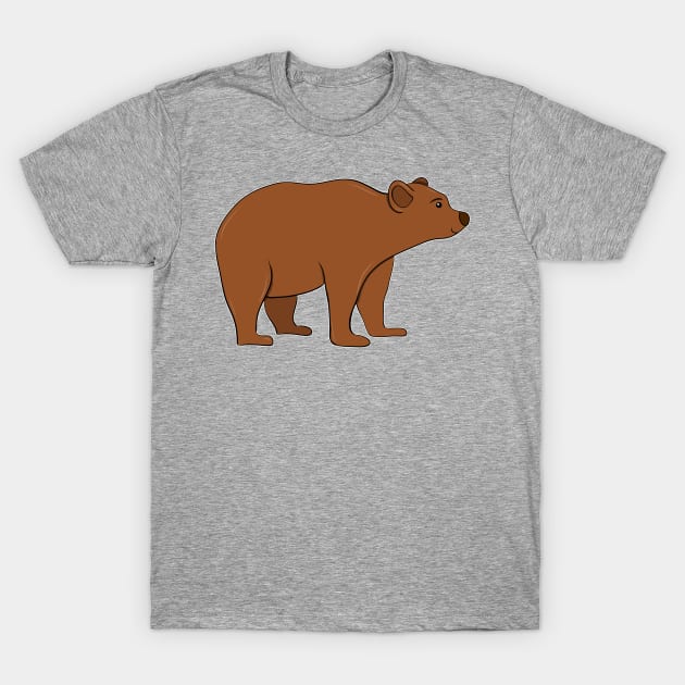 Mr. Grizzly bear T-Shirt by FamiLane